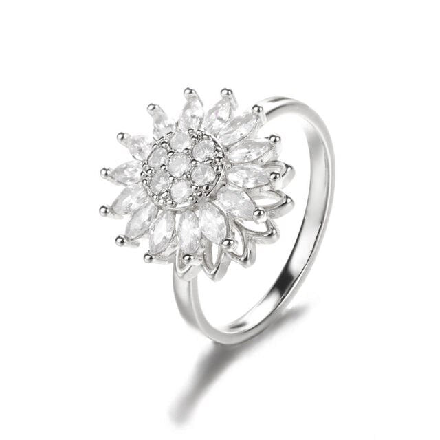 Sunflower Rotation Ring for Anxiety Relief – Everyday Joy Shopping